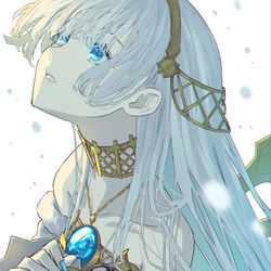 This is a pixiv picture whose title is ❄️.