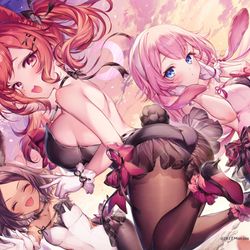 This is a pixiv picture whose title is アズールレーン5周年記念イラスト集🌙🐰.