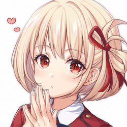 This is a pixiv picture whose title is リコリコ千束ちゃんラクガキ.