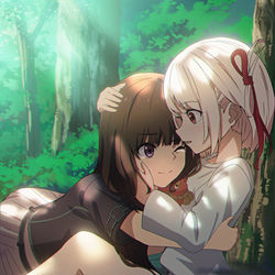 This is a pixiv picture whose title is もう離れない.