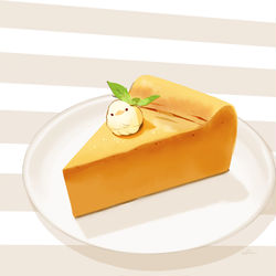 This is a pixiv picture whose title is かぼちゃケーキ.