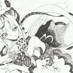 This is a pixiv picture whose title is アナログ練習4.