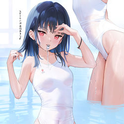 This is a pixiv picture whose title is 水泳コーチごっこ.
