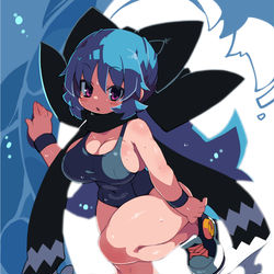 This is a pixiv picture whose title is 水属性座敷わらし.