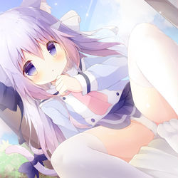 This is a pixiv picture whose title is (:3_ヽ)_.