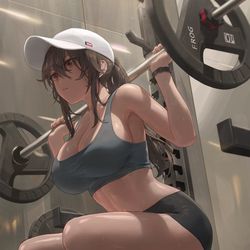 This is a pixiv picture whose title is SQUAT.