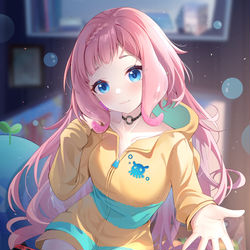 This is a pixiv picture whose title is 更新~稿子.