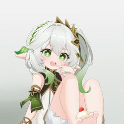 This is a pixiv picture whose title is 新鲜出炉的草神奶昔.