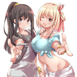 This is a pixiv picture whose title is ちさたきワイハ編.