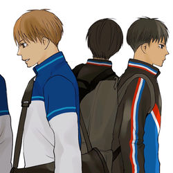 This is a pixiv picture whose title is 【水泳部DD】水泳部DK.