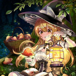 This is a pixiv picture whose title is キノコ狩り.