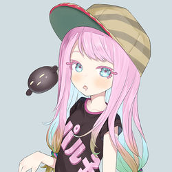 This is a pixiv picture whose title is パル子（擬人化）.