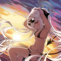 This is a pixiv picture whose title is 水着イオリ.