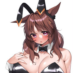 This is a pixiv picture whose title is ライトハローverバニーガール.