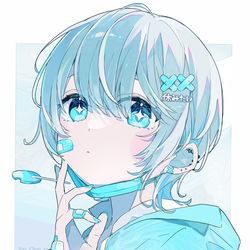 This is a pixiv picture whose title is アンニュイすぎる彼女.