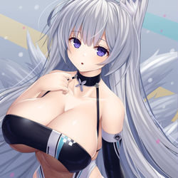 This is a pixiv picture whose title is 信濃[寝待の銀輿].