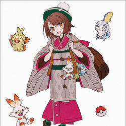 This is a pixiv picture whose title is 和服化まとめ.