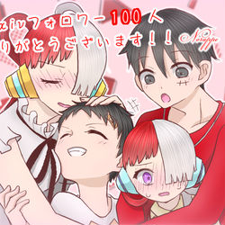 This is a pixiv picture whose title is pixivフォロワー様100人突破！！.
