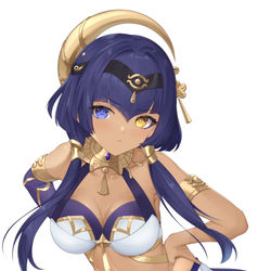 This is a pixiv picture whose title is 原神Genshin坎蒂丝.