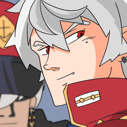 This is a pixiv picture whose title is なんだ男か.