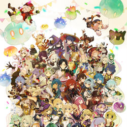 This is a pixiv picture whose title is ２周年記念.