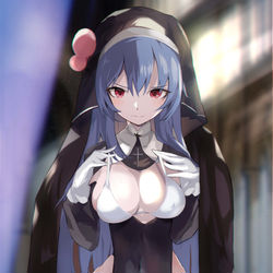 This is a pixiv picture whose title is 悔い改める夜.