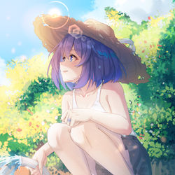 This is a pixiv picture whose title is DAY59 浇洒.