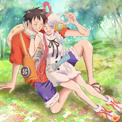 This is a pixiv picture whose title is とある花畑.