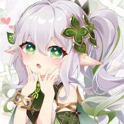 This is a pixiv picture whose title is 来自草神的啵啵~.