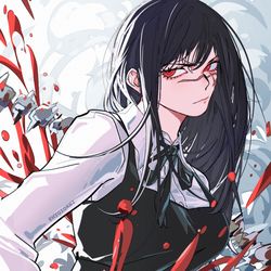 This is a pixiv picture whose title is Yoru.