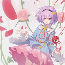 This is a pixiv picture whose title is さとり.