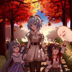 This is a pixiv picture whose title is 散步.