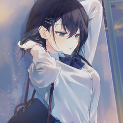 This is a pixiv picture whose title is 帰り道.