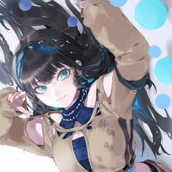 This is a pixiv picture whose title is 反重力.