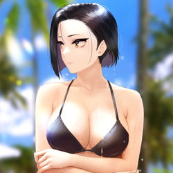 This is a pixiv picture whose title is ビキニ矢式さん.