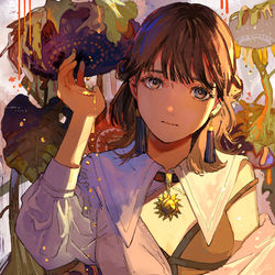 This is a pixiv picture whose title is 残夏.
