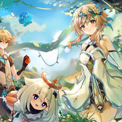This is a pixiv picture whose title is 双子.