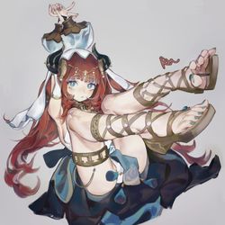 This is a pixiv picture whose title is nilou.