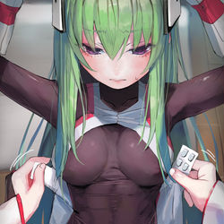 This is a pixiv picture whose title is 脱がされちゃうシチュエーション.