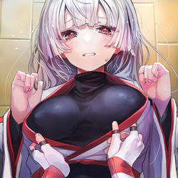 This is a pixiv picture whose title is お返しに 脱がされちゃうシチュエーション。.