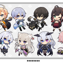 This is a pixiv picture whose title is 【ネオポルテ/Neo-porte】半年記念グッズ.