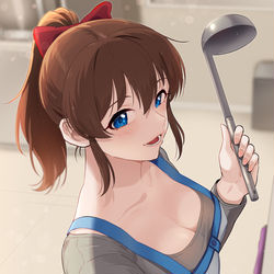 This is a pixiv picture whose title is エプロン美奈子.