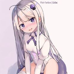 This is a pixiv picture whose title is ボディスーツキリサちゃん.