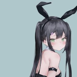 This is a pixiv picture whose title is 摸鱼练习.