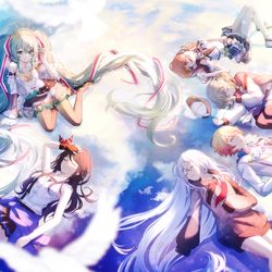 This is a pixiv picture whose title is プロセカ2周年.
