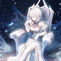 This is a pixiv picture whose title is DAY61 冰之女皇·布洛妮娅.