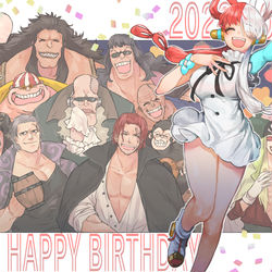 This is a pixiv picture whose title is ウタ誕生祭2022.