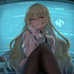 This is a pixiv picture whose title is メビウス博士.