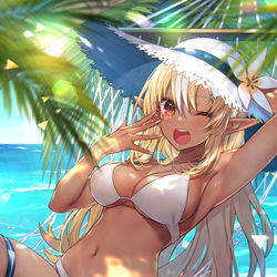 This is a pixiv picture whose title is ふーたんの夏休み！.
