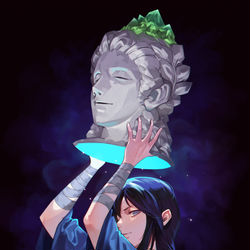 This is a pixiv picture whose title is 師匠.